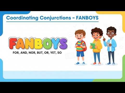 Coordinating Conjunctions (FANBOYS) – Simple Telugu - English Guide for Kids & IELTS/TOEFL
