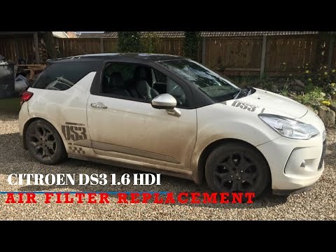 Citroen DS3 1.6 HDI Air Filter Replacement