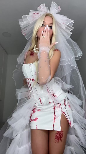 Killer Bride Makeup Tutorial for Halloween