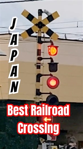 Japanese Railroad Crossing ASMR 4K 🚧🔊 Anime Vibe ASMR #Shorts #pov #asmr