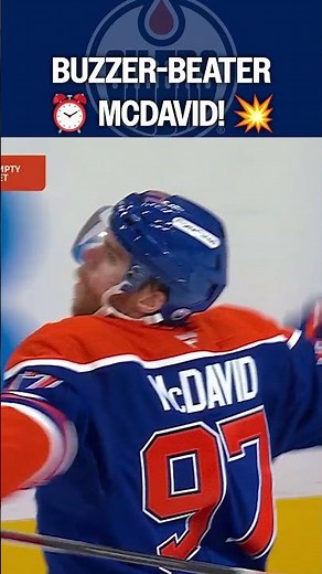 McDavid at the Buzzer! 😱⏱️