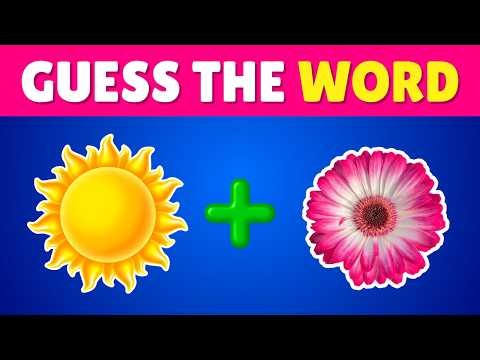 Guess the Word by Emoji 🤔 | 20 Compound Words Quiz for Kids | English Vocabulary Game