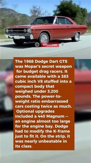 This Dodge Dart Was Built for the Drag Strip and Nothing Else