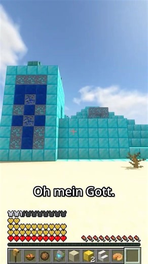 ICH FINDE DIESE OP DIAMANTPYRAMIDE... #shorts #minecraft #gaming