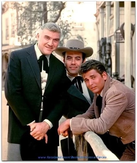 68K views · 1.3K reactions | Lorne Greene, Pernell Roberts and Michael Landon | Loyal Fan Of Old Hollywood | Facebook