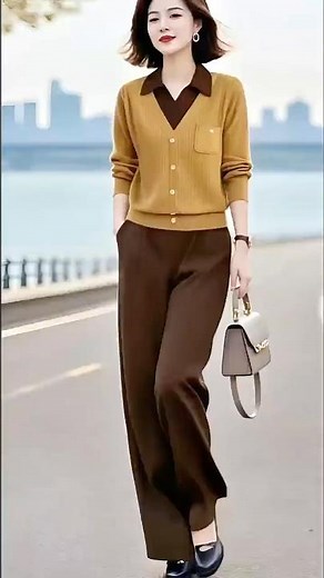 今年，妈妈必穿的 10套套装，它来了#谁穿谁好看#女装新号打标签#爆款推荐#女装#时尚穿搭#穿出高级感#减龄时尚穿搭#穿搭技巧