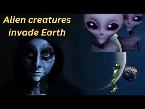 Alien Creatures 👽 Invade Earth Part I #alienattack #aliencreatures #aliendance #alieninvasion