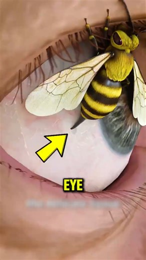 A Bee Stings Your Eye 🚨 Do THIS Immediately (Most People Get It Wrong)