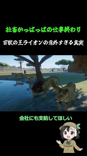 【Planet Zoo実況】ライオンの真実 #planetzoo #ゆっくり解説 #planetzoogame #動物から学ぶ #社畜かっぱっぱ #動物 #ゲーム