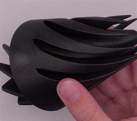 3D Printed Spiral Fidget Triangle - Etsy