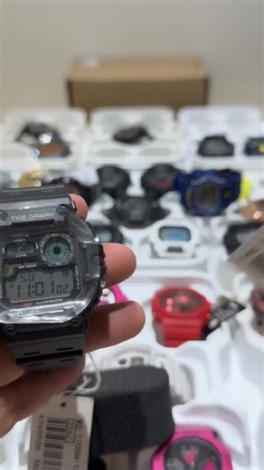 Complete Set of Casio W-218H Watches with Warranty