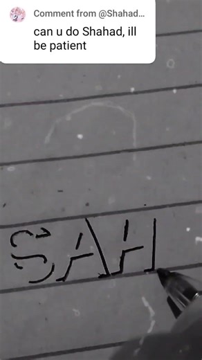 #calligraphy #aesthetic shadow letters aka ghost letters