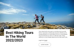 Best hiking tours - CSS Template by Nicepage