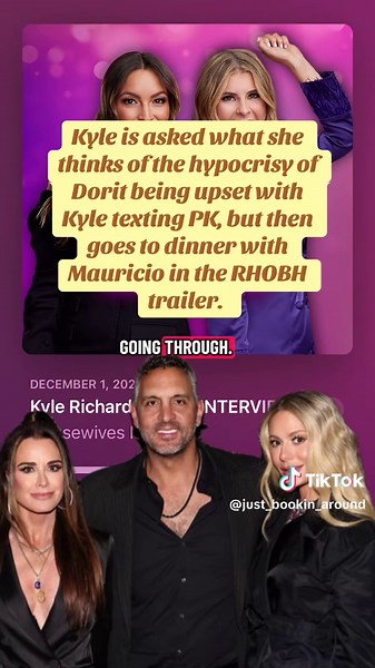 Kyle isn’t bothered about Mauricio meeting with Dorit, I assume she had her producer hat on when she planned that dinner? What do you think? 📸: Bravo TV 🎧: Housewives Nightcap, December 1 #fyp #bravotv #bravo #peacock #rhobh