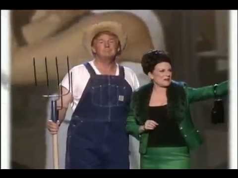 Donald Trump & Megan Mullally Green Acres at the Emmys