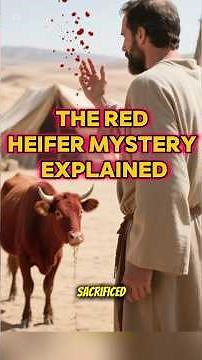 Numbers 19 Explained #BibleStudy, #Faith, #Christian, #Scriptures, #BibleStories