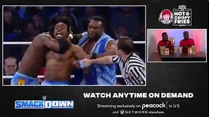 81K views · 42K reactions | Kofi Kingston and Xavier Woods rewatch their first match officially as The New Day from December 2014, presented by Wendy's Hot & Crispy Fries. | WWE | Facebook