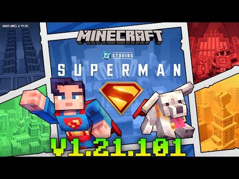 Super Man Mod For MCPE 1.21🔥