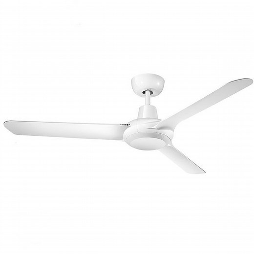 Spyda AC 50" by Ventair with Wall Control. Satin White | Ceiling Fans Warehouse Australia