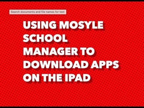 Download Apps from Mosyle Manager on iPad