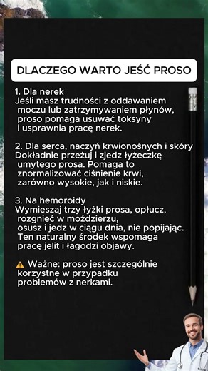 Kasza jaglana na wodzie – naturalny pomocnik! #rekomendacje #krótkie