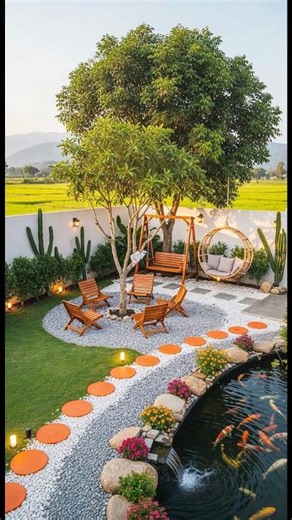 This backyard makeover is absolutely unreal #transformation #homedesign #gardenvibes