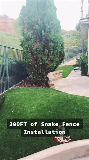 Snake Fence Installation to keep rattle snakes off the property. #HolidayCountdown #WhereILive #fyp