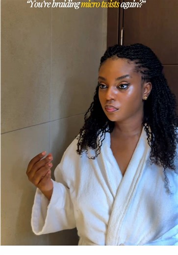 Always My go to hairstyle for long trips @I Do Hair Studios #microtwists