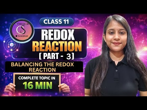 Ion Electron Method Of Balancing Redox Reaction | Class 11 | Chemistry