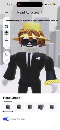 How to remove the animated face on Roblox #commonsense