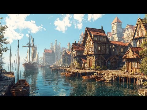 Fantasy Harbor ⚓Medieval Celtic Music and Fantasy Celtic Music for Sleep, Study & Calm Focus