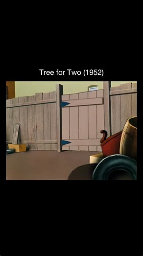 Memory Cartoons on Instagram: "This scene comes from Tree for Two, a classic Looney Tunes cartoon where Sylvester battles a clever songbird over ownership of a tree. What starts as a simple territorial dispute quickly escalates into frantic slapstick, with Sylvester’s frustration doing most of the comedic work 🐱🌳 Fun fact: Tree for Two is a great example of Warner Bros.’ “confined rivalry” setup—by limiting the action to a single location, the animators focused on timing, facial expressions, a