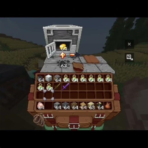 mỗi ngày một mod #2 IMMERSIVE INTERFACES #minecraft #minecraftpe #shorts