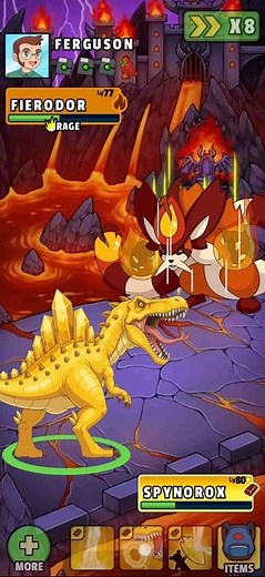 😱 Underworld castle chapter 9 🔥 new update Dynamons World with 5 boss fights #DynamonsWorld #Shorts
