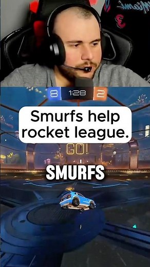 Smurfs help rocket league.