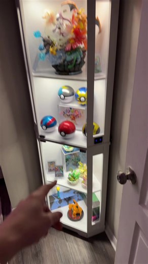 Coolest display cabinet ever! #displaycabinet #onepiecetcg #pokemon #collector #pokemoncards