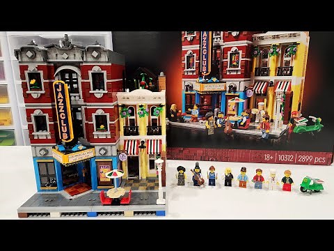 LEGO Jazz Club Modular Building Detailed Review
