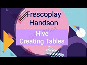 Hive-Insert Tables Frescoplay HandsOn