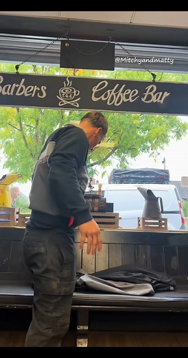 Smelling salt challenge, flung it everywhere 😂 Part 5 #barber #pranks #challenge #trim #reaction #smellingsalts #haircut #sheffield #fyp #comedy | Mitchyandmatty