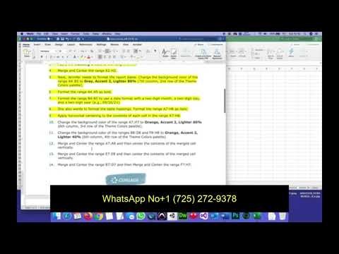 Excel Module 2 SAM Project A Bergamot Urgent Care Clinic | Excel Module 2 SAM Project 1a