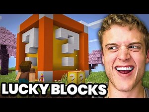 Trying To Beat Minecraft Using Lucky Blocks…