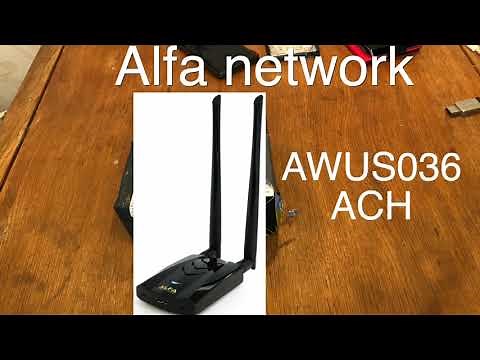 Alfa network AWUS036ACH wireless usb adapter review and unboxing