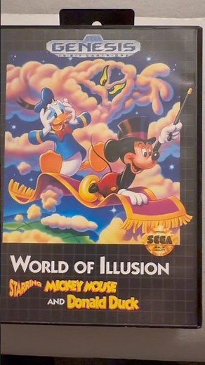 Mickey Mouse & Donald Duck World Of Illusion Sega! #disney #donaldduck #sega #mickeymouse #retro