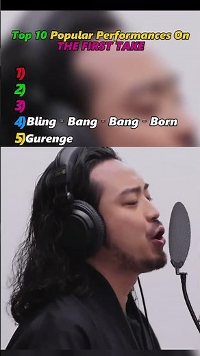 Top 10 most popular and iconic performances on THE FIRST TAKE