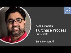 Purchase Process - need definition | episode 3 of 10 | Supply Chain Talks | procurement