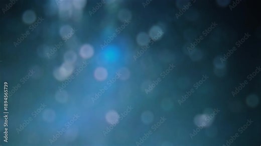 Dramatic blue light transition with bokeh for thriller movie scenes and mysterious storytelling