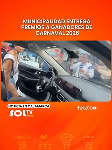 Fiesta y Premios del Carnaval de Cajamarca
