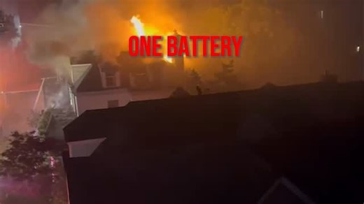 ONE lithium-ion battery started a 5-alarm fire Sunday night. Several first responders were injured, as well as two civilians. This could have been deadly. The FDNY urges New Yorkers where possible, to charge lithium-ion batteries outside and AWAY from combustibles. For more lithium-ion battery safety tips visit FDNYSmart.org. | New York City Fire Department (FDNY)
