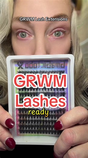 GRWM Lash Extension Time! #grwm #lashes #getreadywithme
