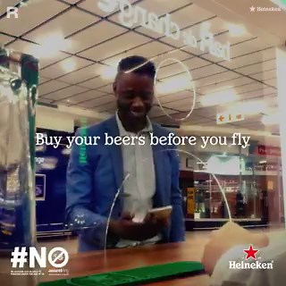 When travelling on the ZAR doesn’t get you far at the bar 💸 Heineken brings some balance back to the beers 🍻#BardeChange #Heineken